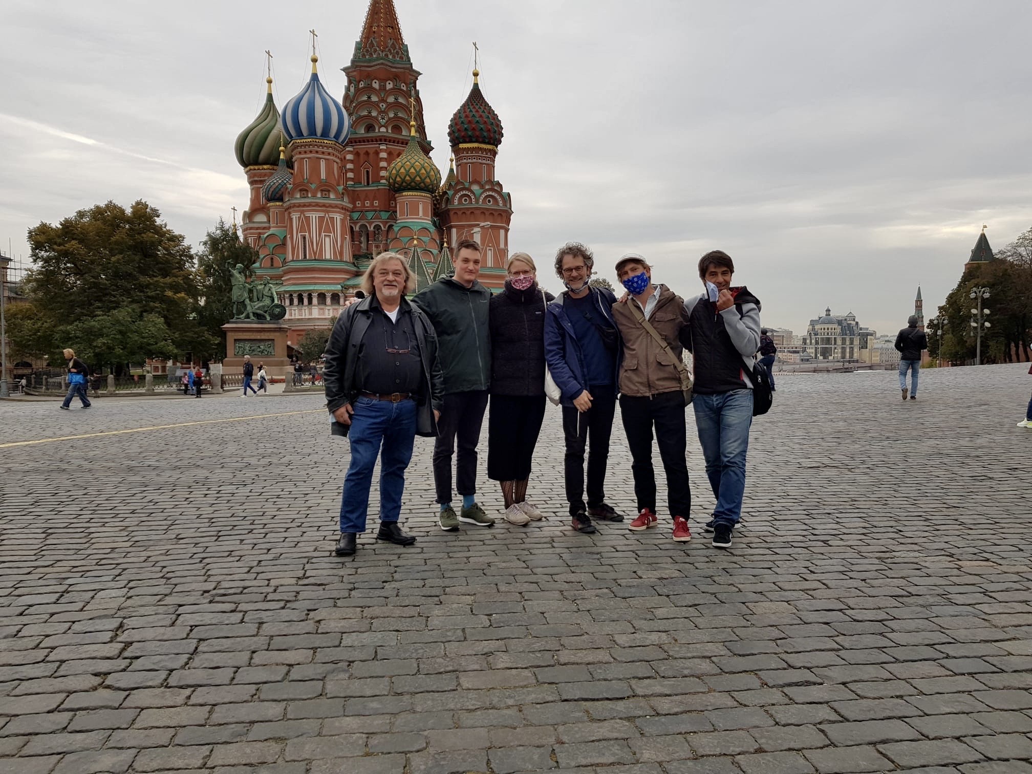  Yeah! Wir sind in Moskau angekommen. 